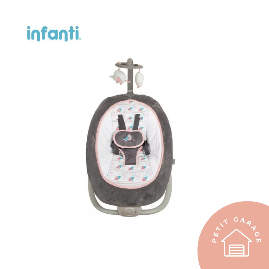 (#PG2877) Silla bouncer vibradora musical y plegable. Marca Infanti