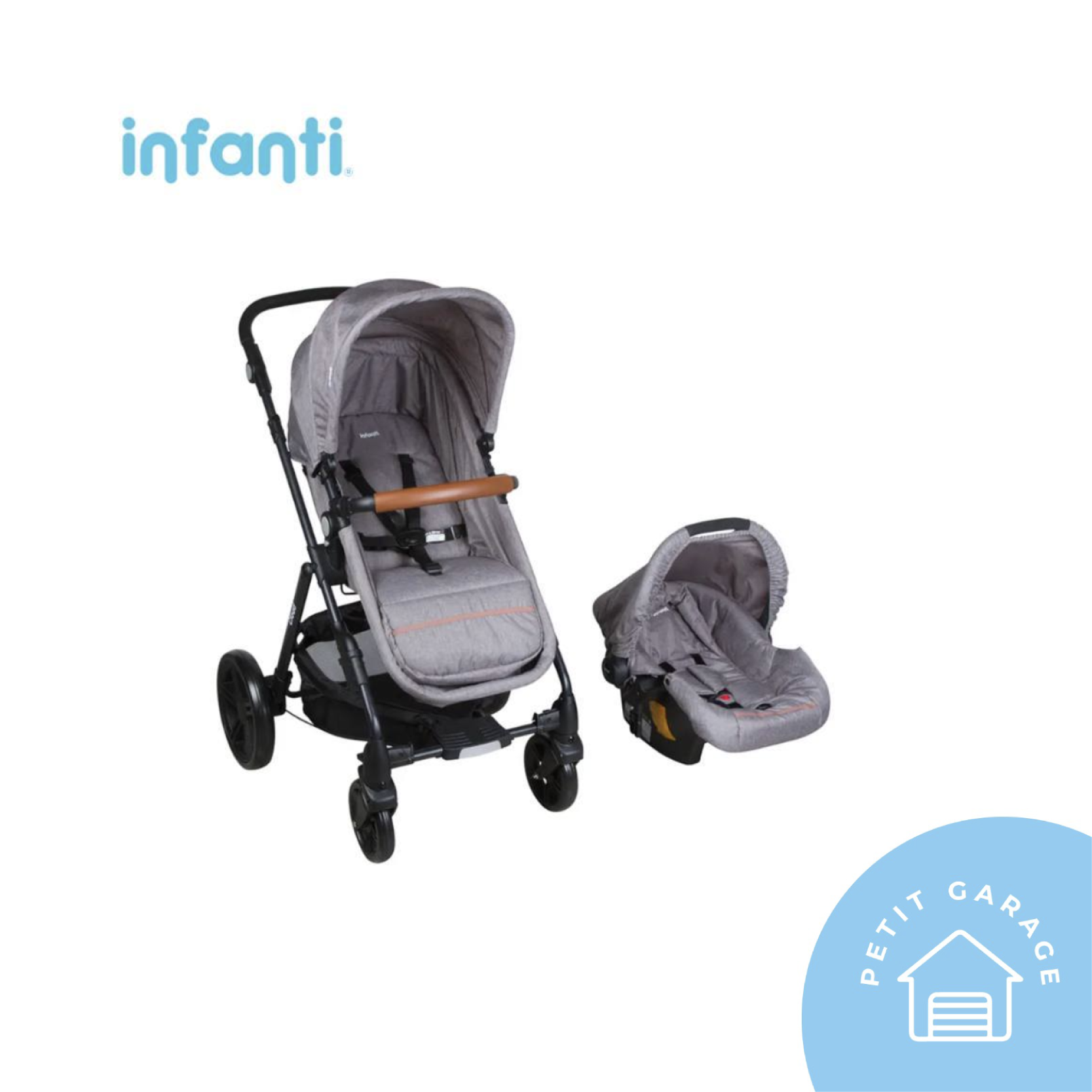 (#PG3005) Coche Travel System modelo Cloud. Marca Infanti