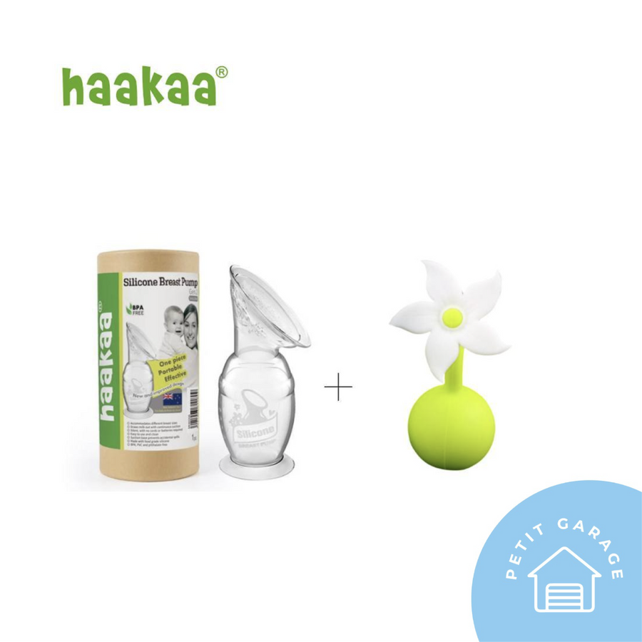 (#PG3036) Recolector de leche gen2 + florcita tapón. Marca Haakaa