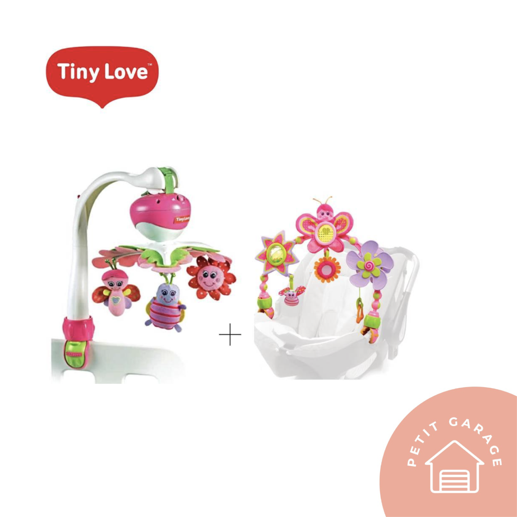 (#PG3045) Móvil 3 en 1 + Arco de coche. Marca Tiny Love