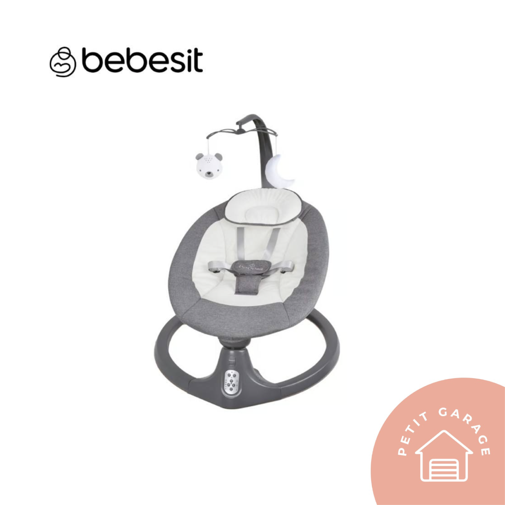 (#PG3068) Silla nido mecedora. Marca Bebesit