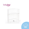 (#PG3069) Cuna Colecho Boxspring + Protector de cuna + Velo superior. Marca Babybay