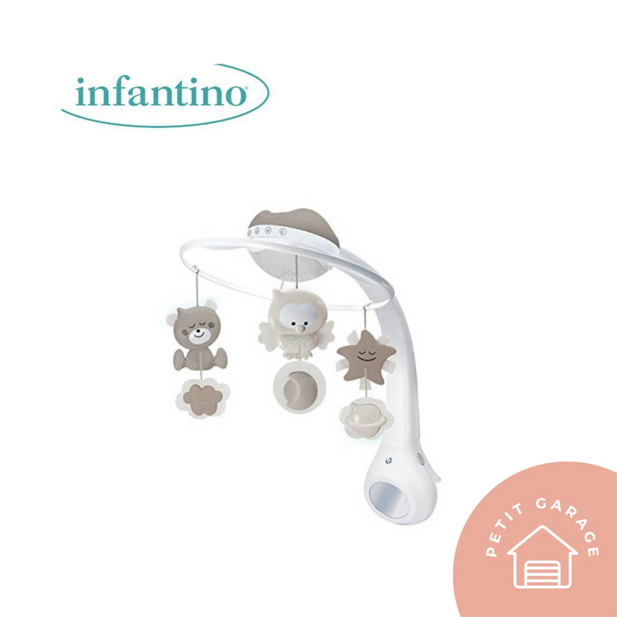 (#PG3091) Móvil para cuna de madera. Marca Infantino