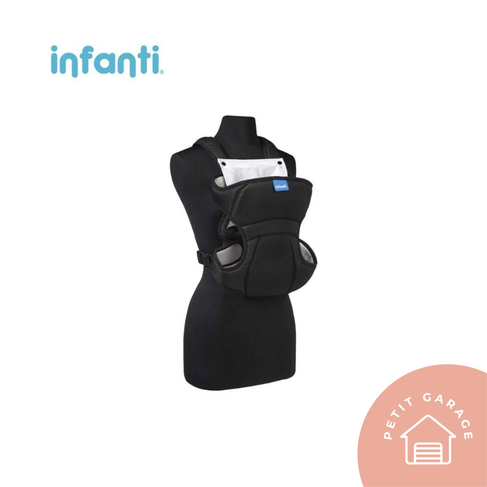 (#PG3096) Portabebé Love Travel Black. Marca Infanti