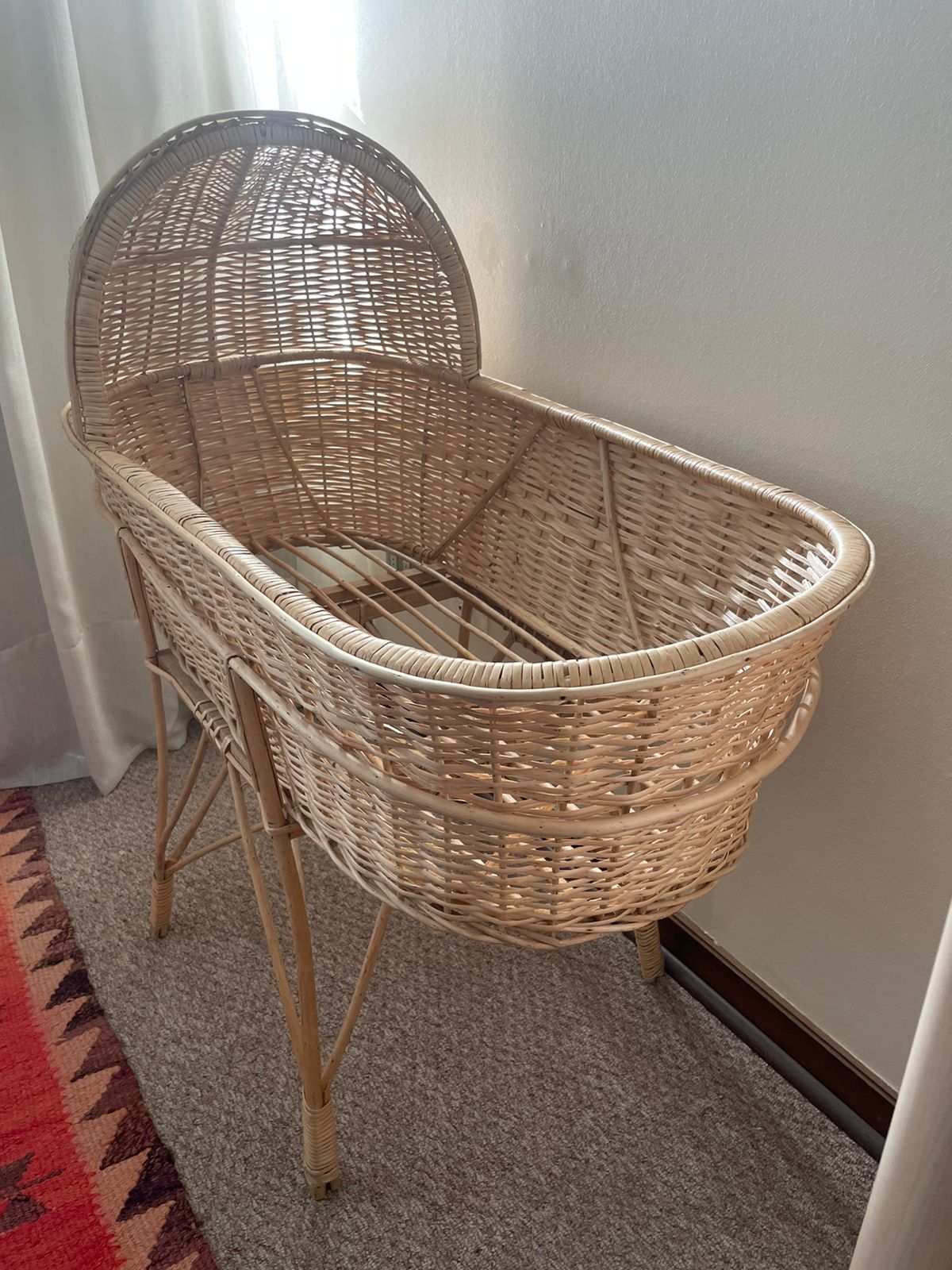 (#PG2757) Moisés de Mimbre. Marca Genérica