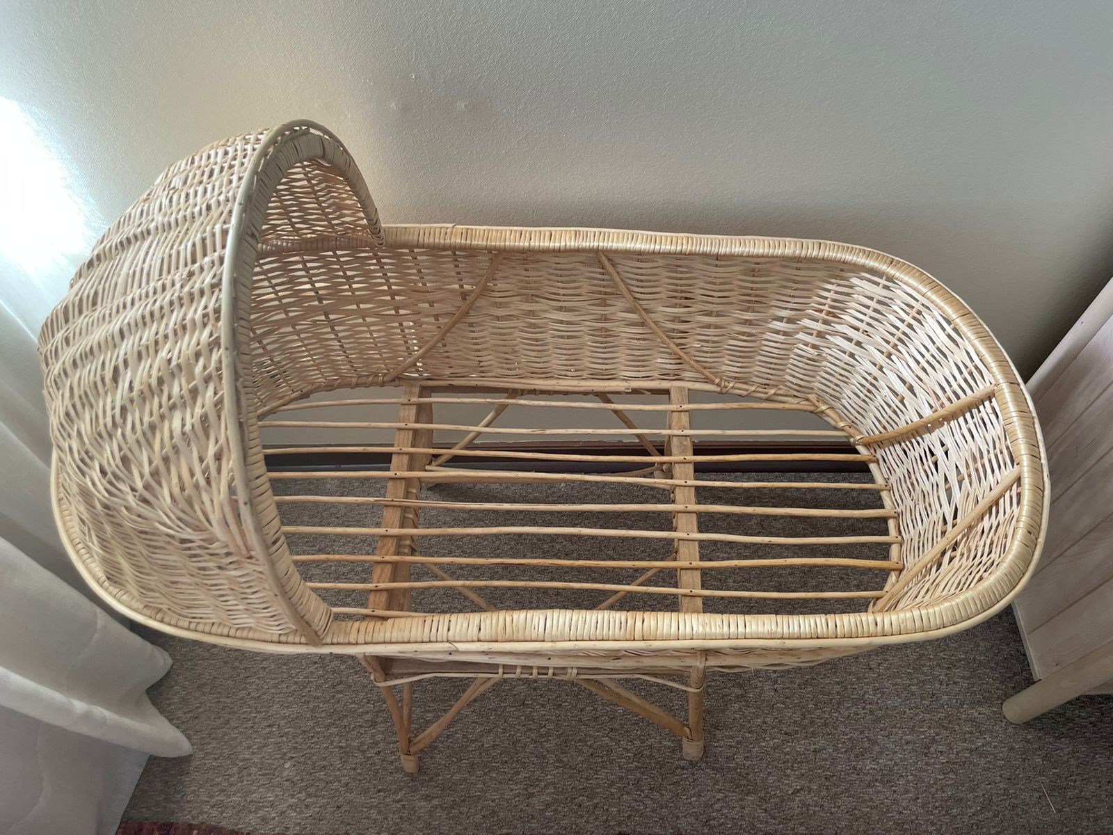 (#PG2757) Moisés de Mimbre. Marca Genérica