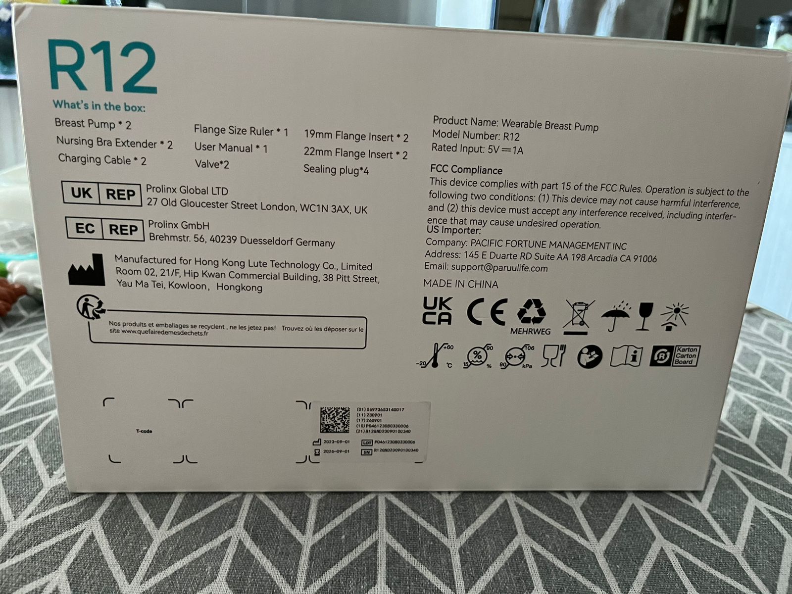 (#PG2771) Extractor doble inalámbrico. Marca Paruu