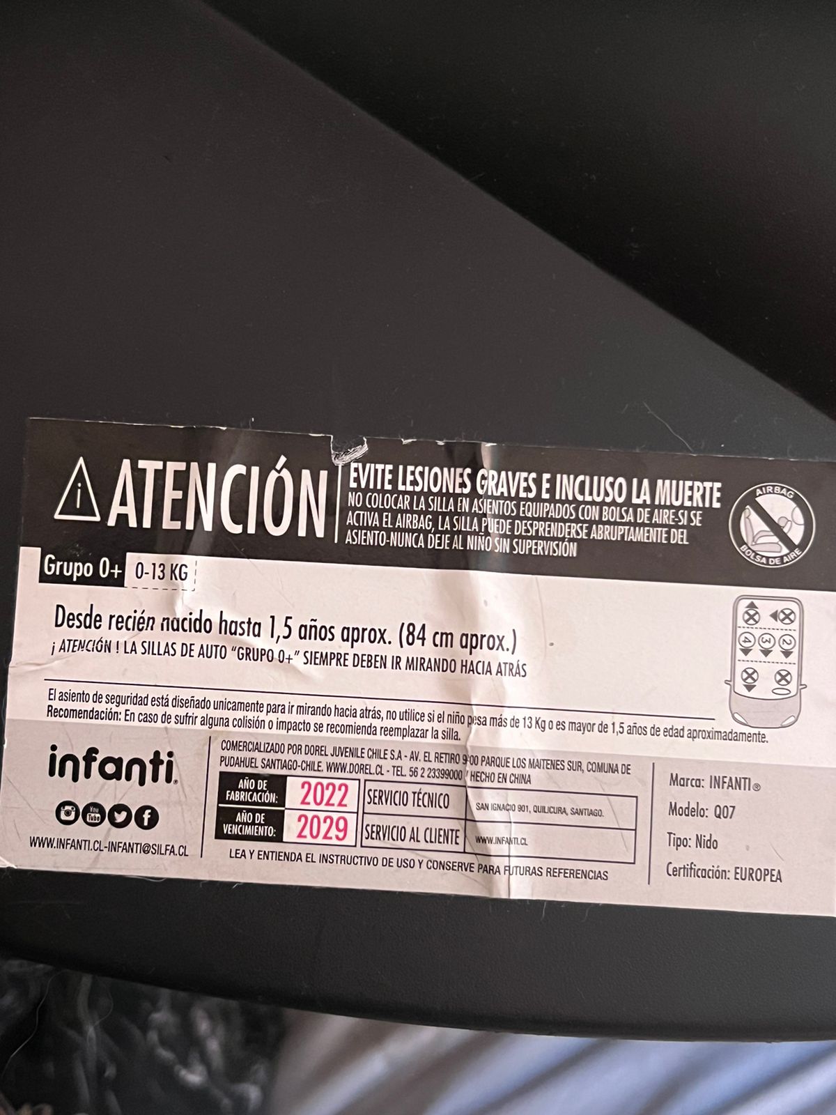 (#PG2807) Coche Travel System Francis Cosco. Marca Cosco Infanti