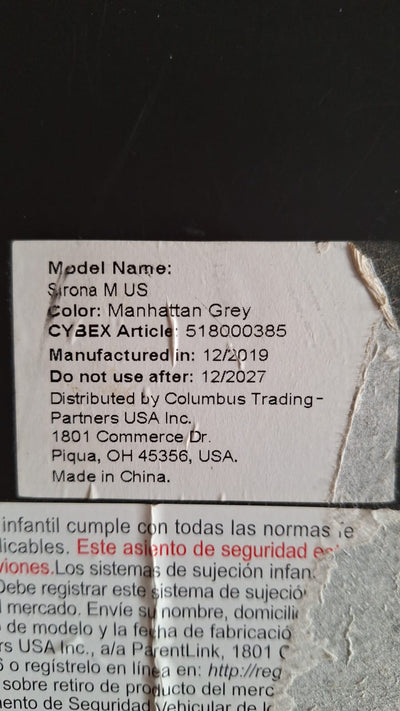 (#PG2809) Silla convertible Sirona M Americana. Marca Cybex