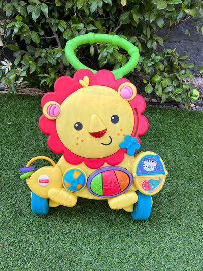 (#PG2821) Andador León. Marca Fisher Price
