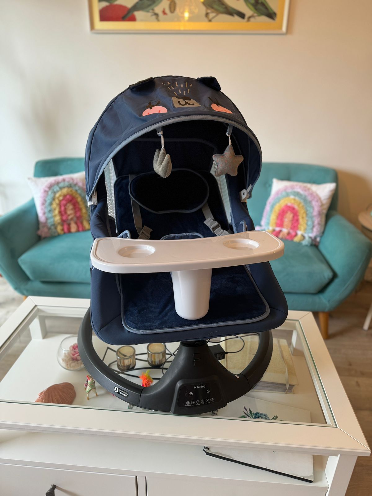 (#PG2834) Mecedora Bluetooth. Marca Lubabycas