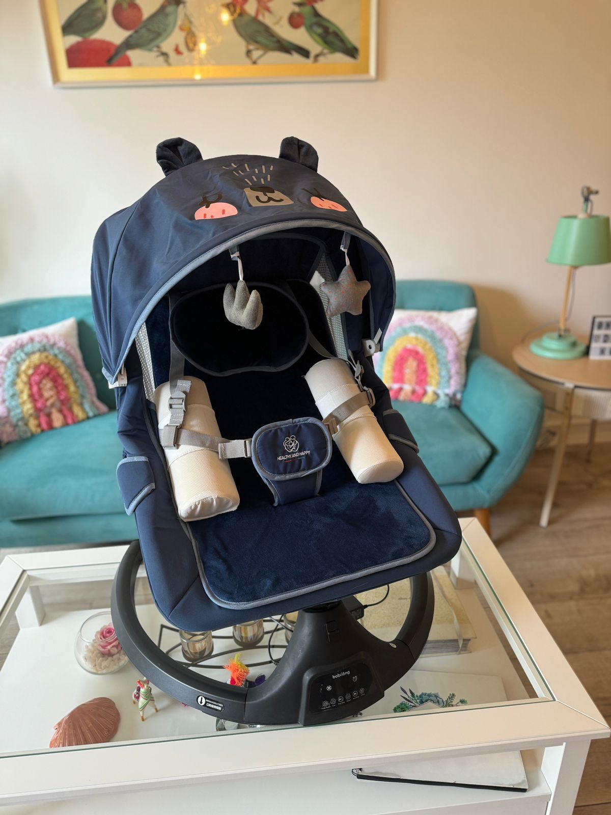 (#PG2834) Mecedora Bluetooth. Marca Lubabycas