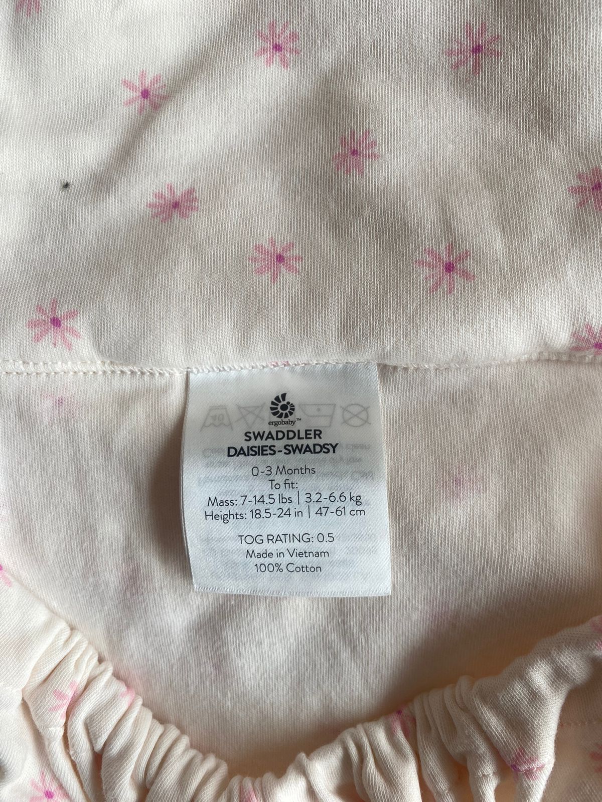 (#PG2841) Swaddle 0-3 meses, TOG 0.5. Marca Ergobaby