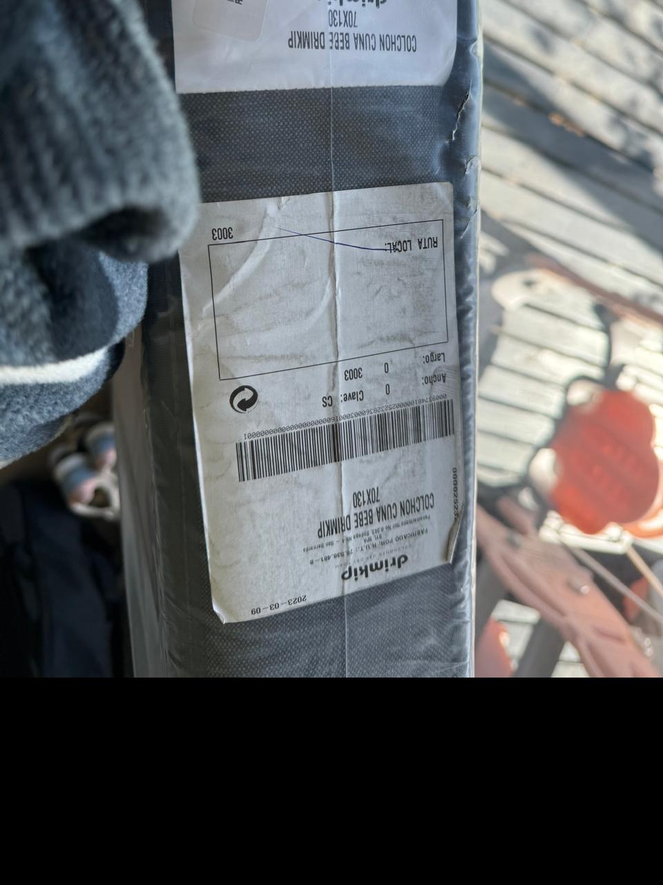 (#PG2842) Cuna y cama de transición madera + colchón Drimkip. Marca Mica Kids y Drimkip