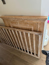 (#PG2842) Cuna y cama de transición madera + colchón Drimkip. Marca Mica Kids y Drimkip