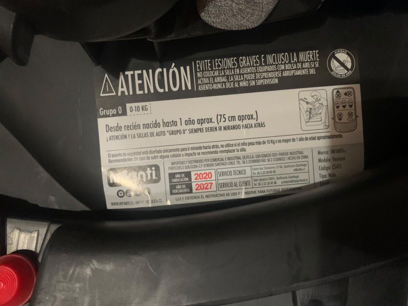 (#PG2859) Coche Travel system epic 5g. Marca Infanti