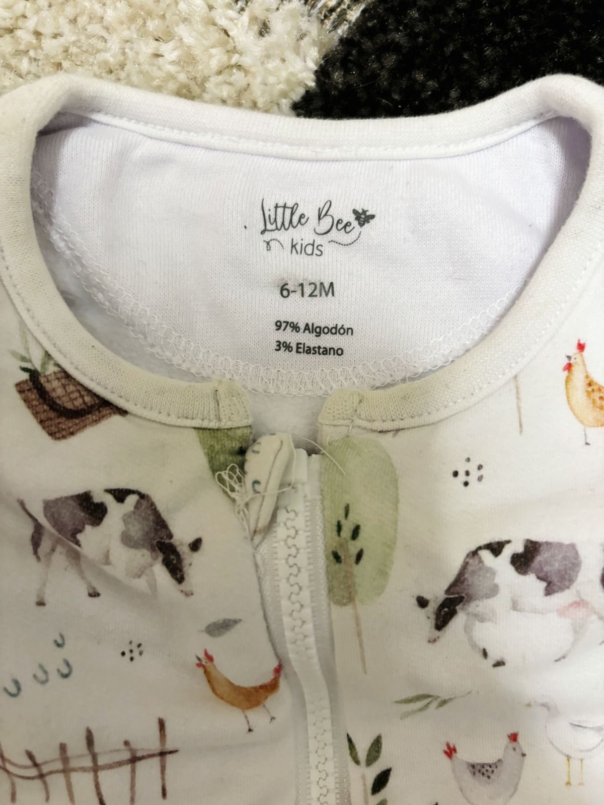 (#PG2912) Saco de dormir 6-12 meses, 2.5 TOG. Marca Little Bee