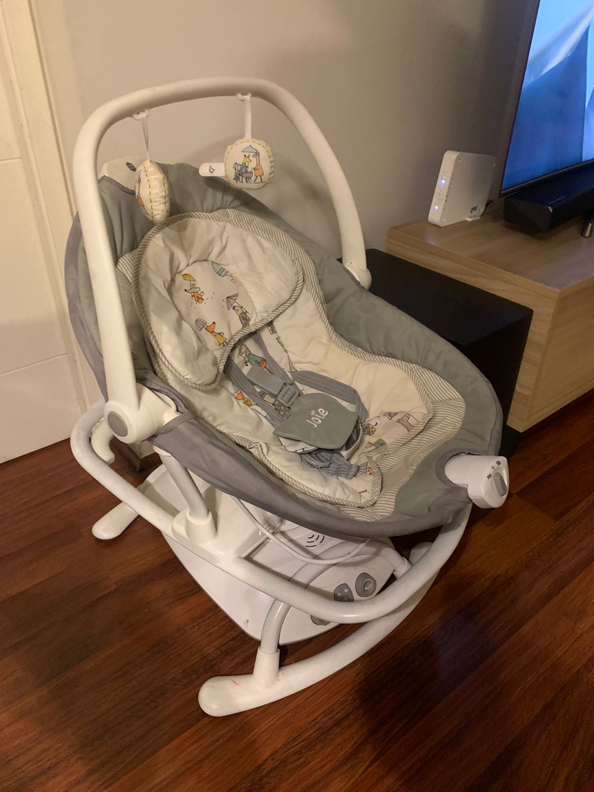 (#PG2919) Silla columpio mecedor Sansa 2 en 1. Marca Joie