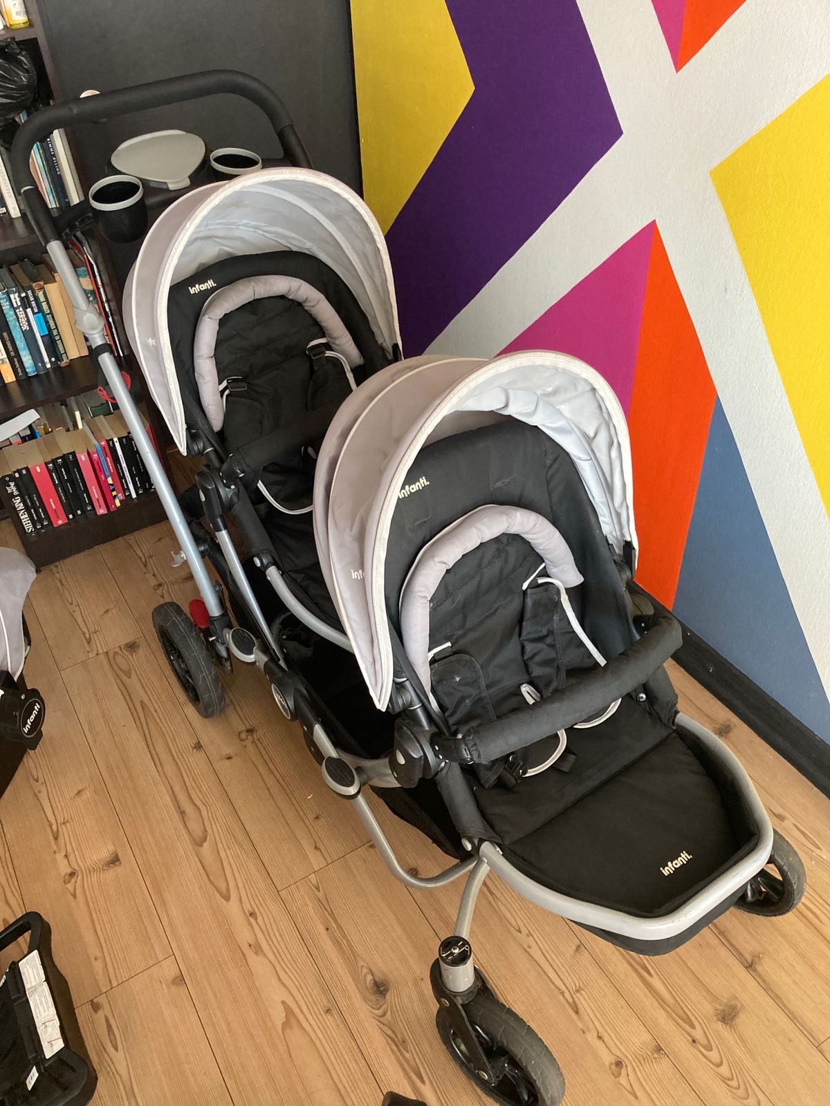 (#PG2923) Coche doble Ride gery. Marca Infanti