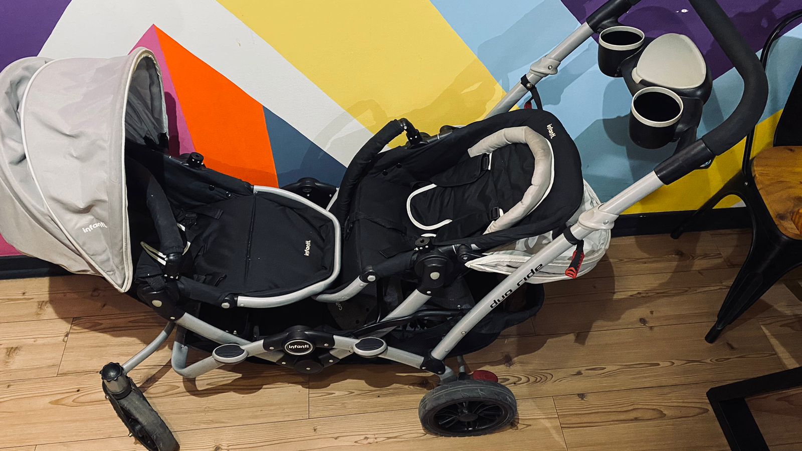 (#PG2923) Coche doble Ride gery. Marca Infanti