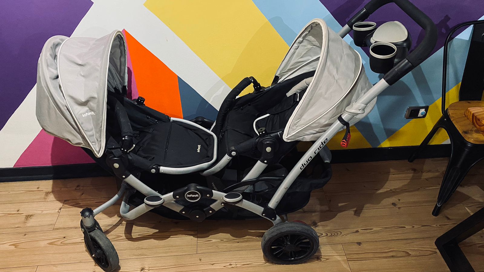 (#PG2923) Coche doble Ride gery. Marca Infanti