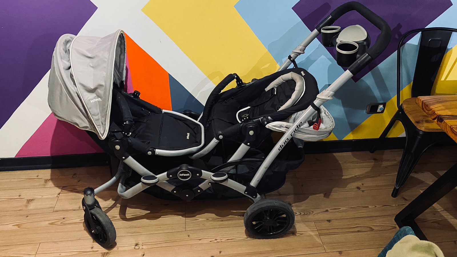 (#PG2923) Coche doble Ride gery. Marca Infanti