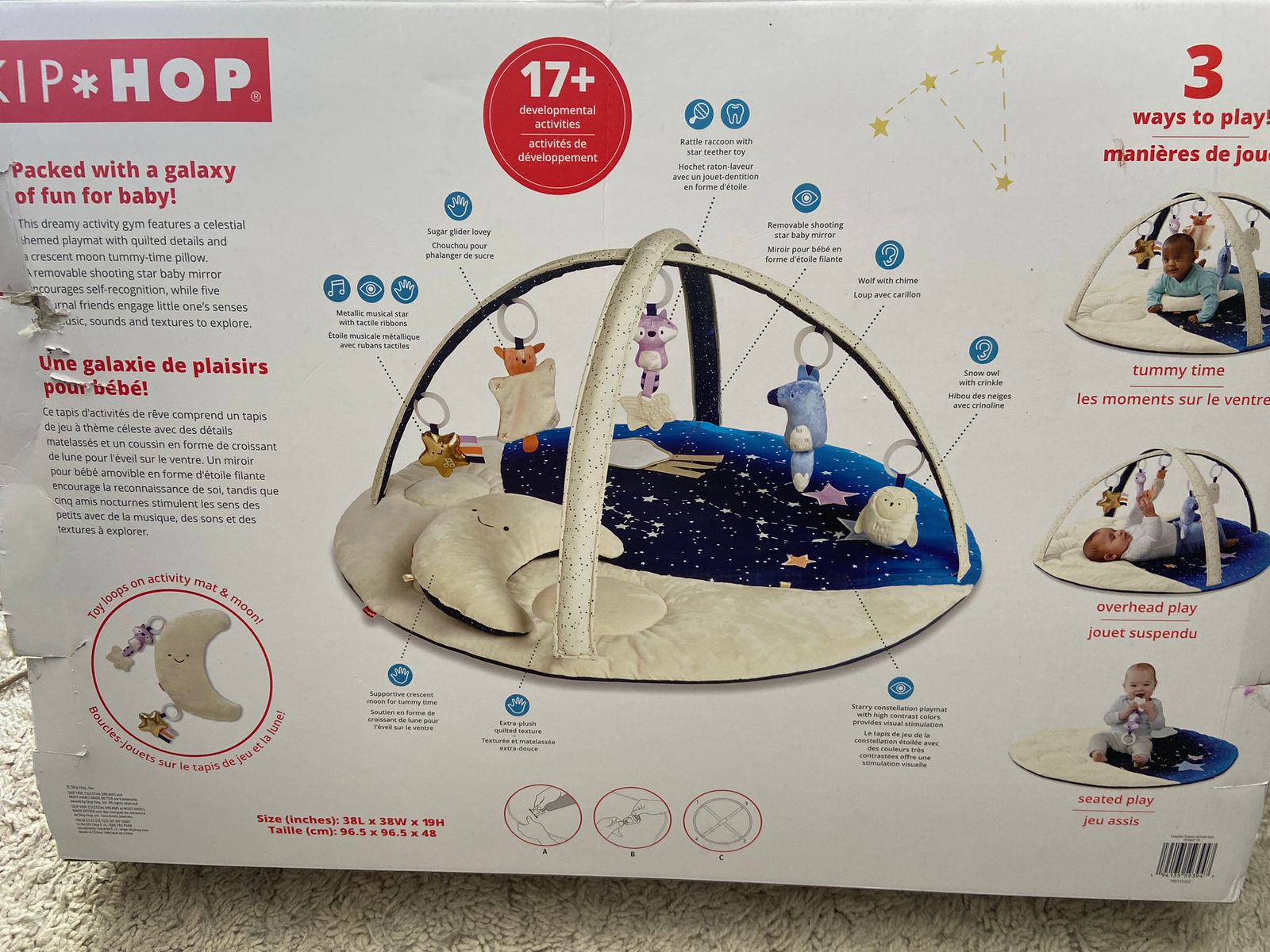 (#PG2977) Gimnasio Celestial Dreams. Marca Skip Hop