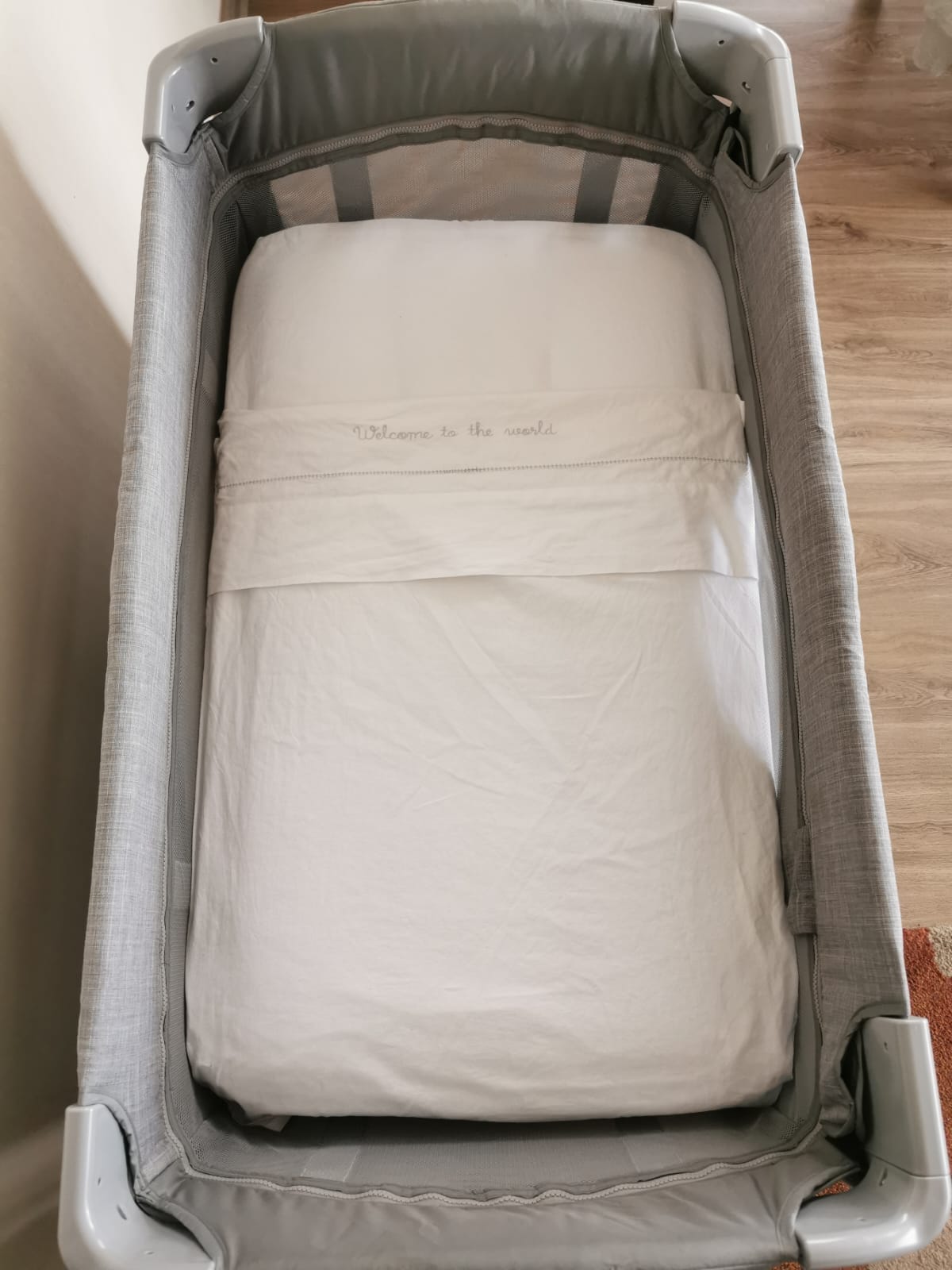 (#PG3022) Cuna Colecho + Colchón Flex. Marca Joie