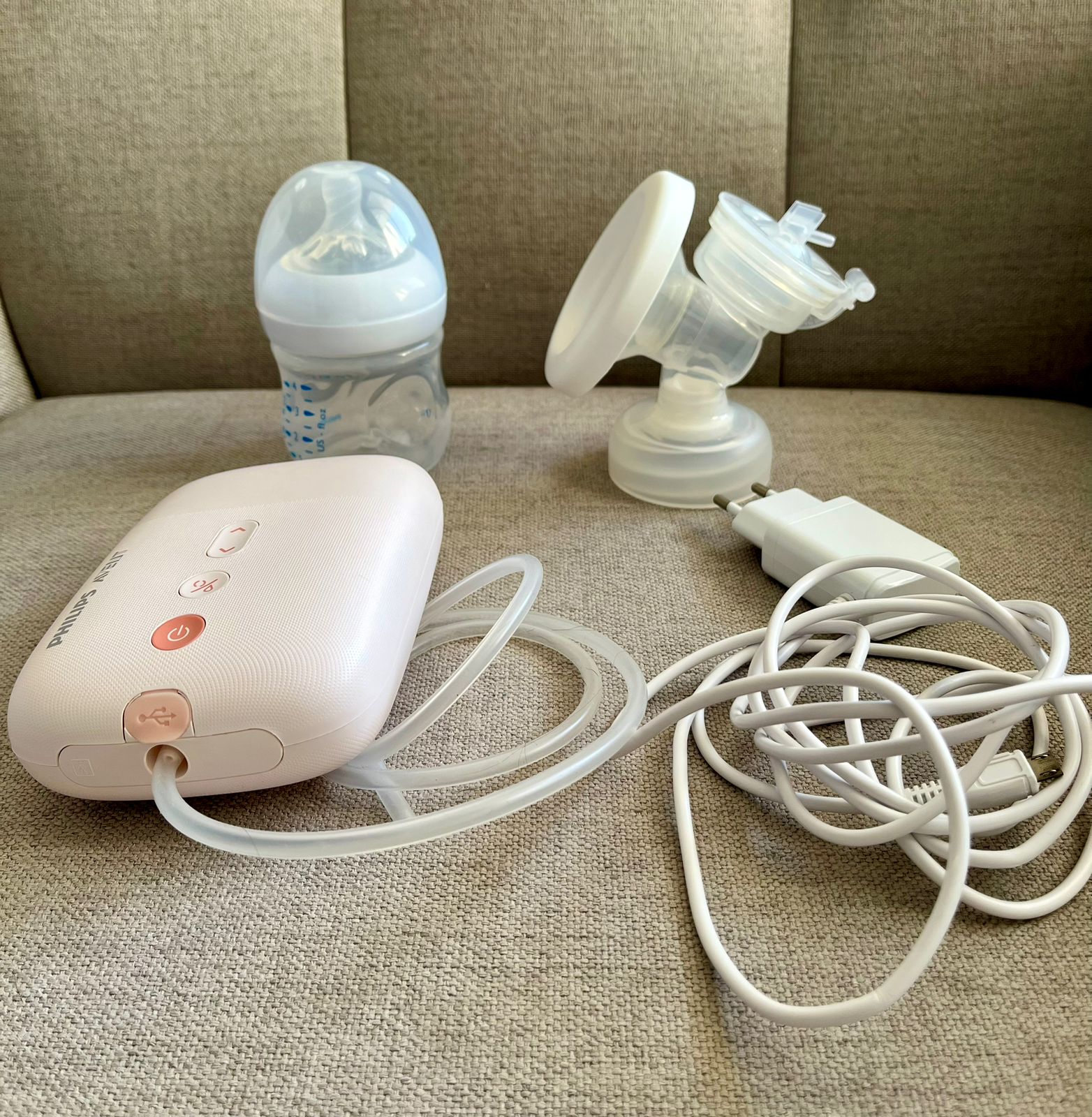 (#PG3026) Extractor de leche. Marca Philips Avent