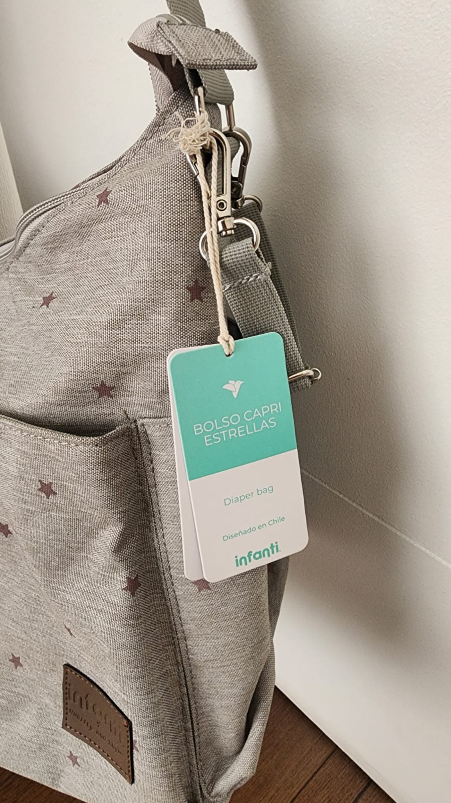 (#PG3059) Bolso Pañalero. Marca Infanti