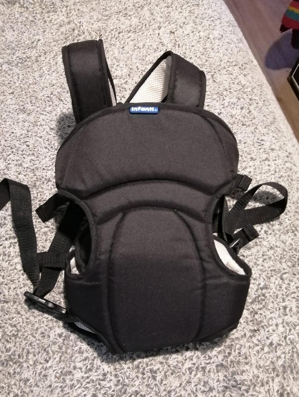 (#PG3096) Portabebé Love Travel Black. Marca Infanti