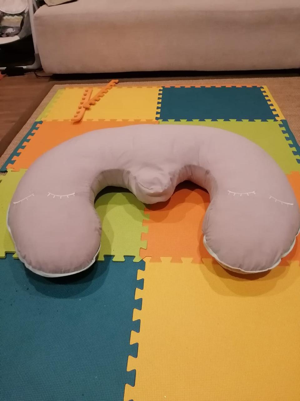 (#PG3102) Cojín de lactancia gemelar. Marca Nueve Lunas