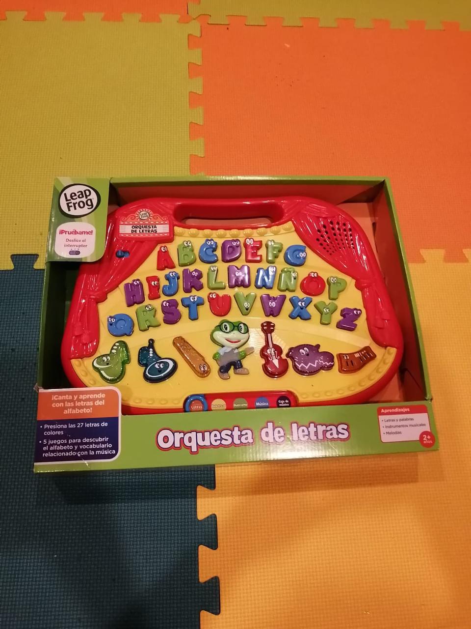 (#PG3109) Juguete orquesta de letras. Marca Leap Frog