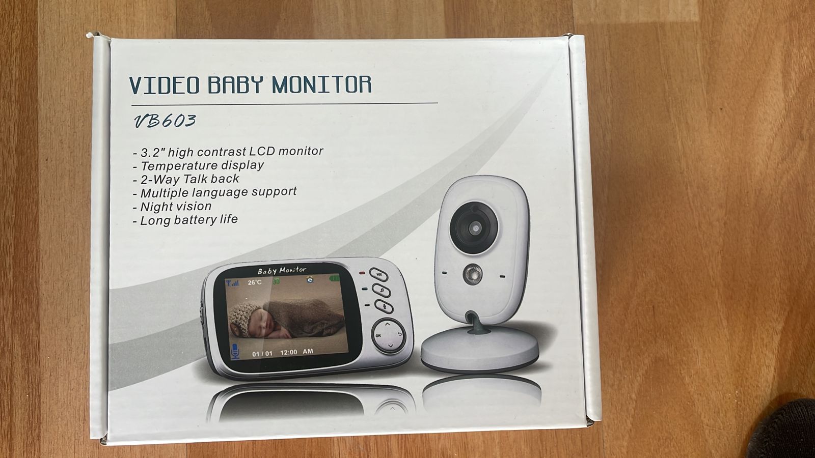 (#PG3110) Cámara monitor de bebé. Marca Baby Monitor VB-603