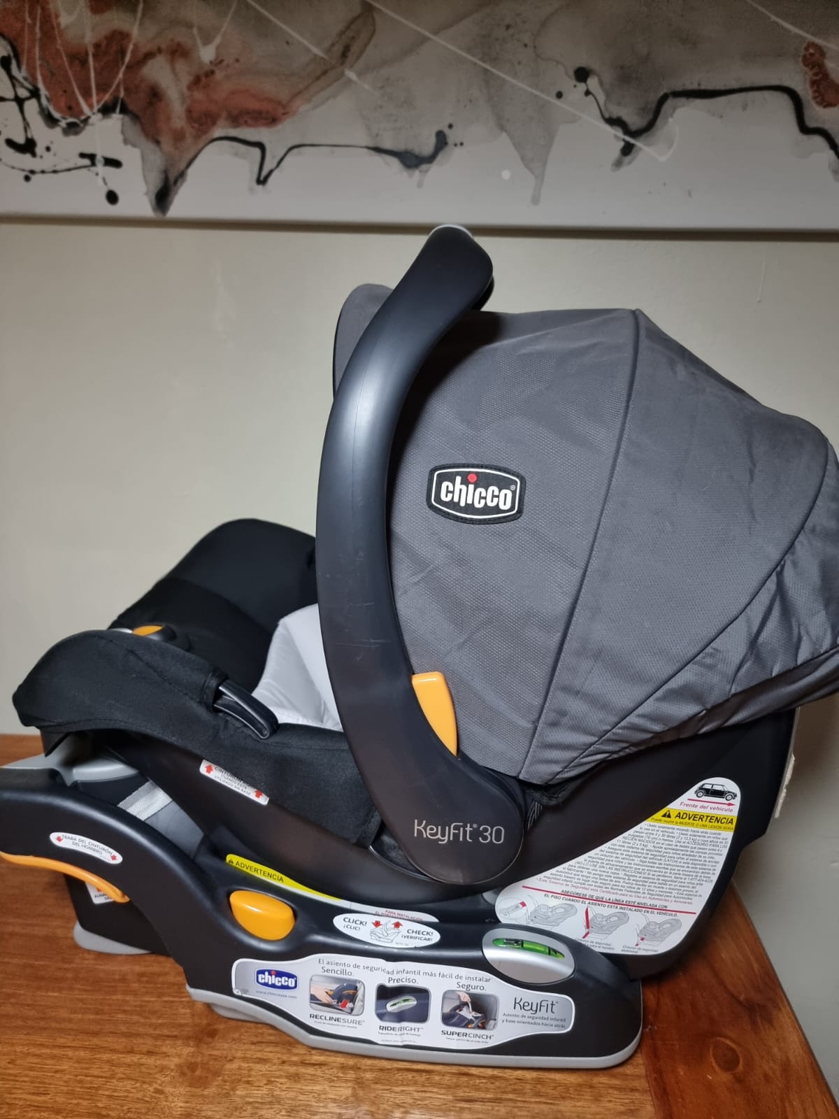 (#PG3124) Silla de auto Nido Keyfit 30. Marca Chicco