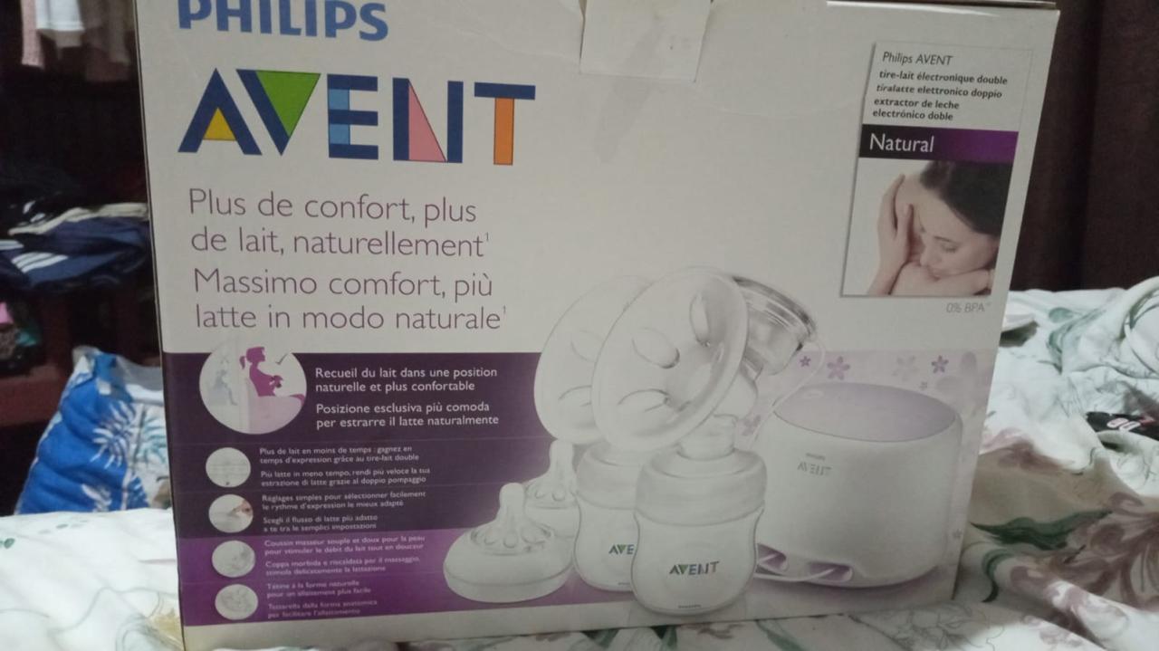 (#PG3146) Extractor de leche eléctrico. Marca Avent