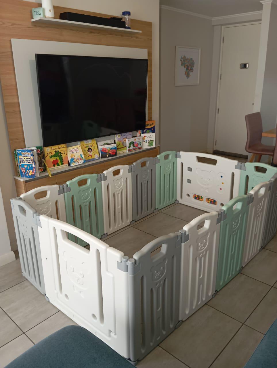 (#PG3184) Corral de plástico plegable. Marca Bebeco