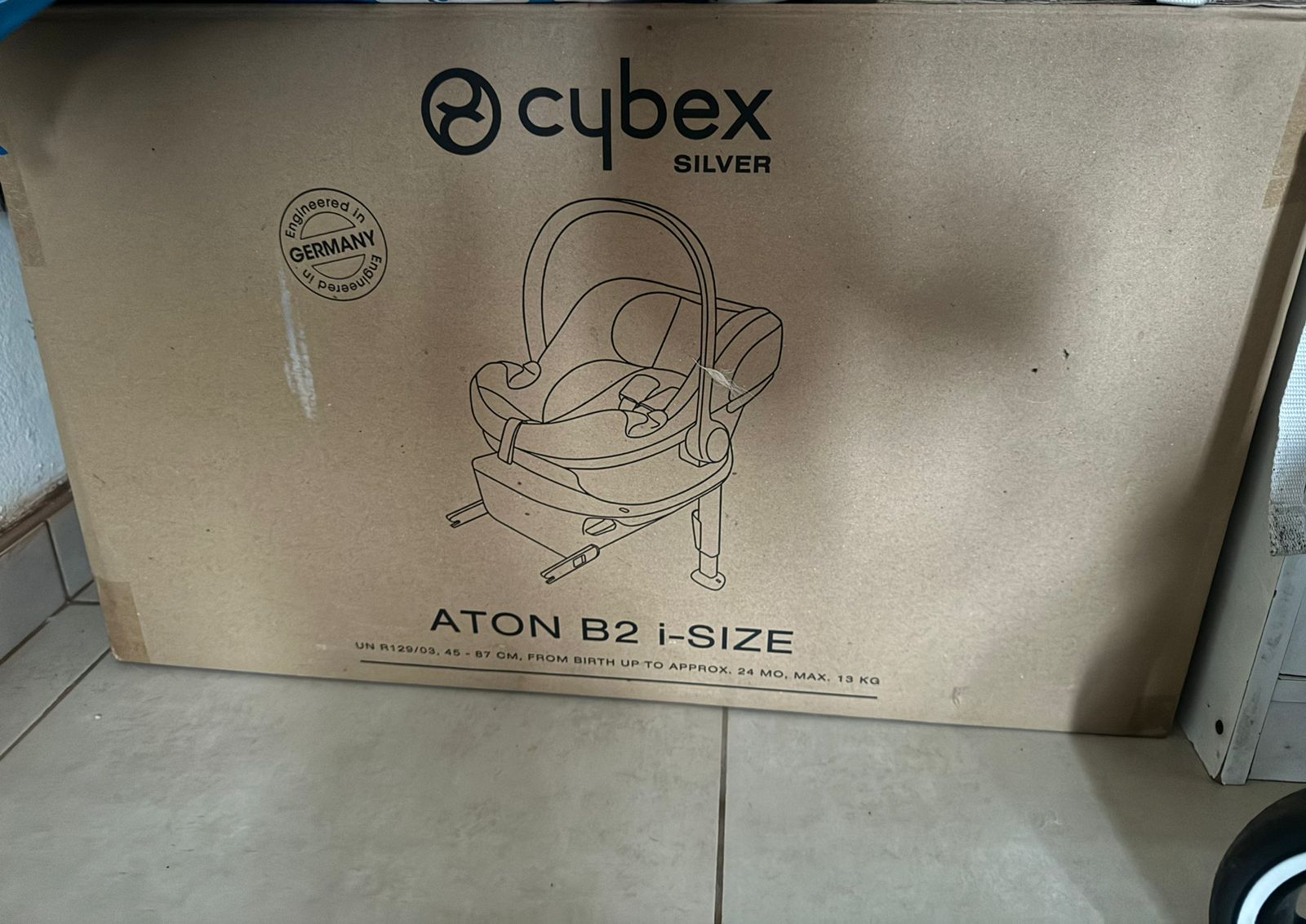 (#PG3192) Silla Aton B2. Marca Cybex