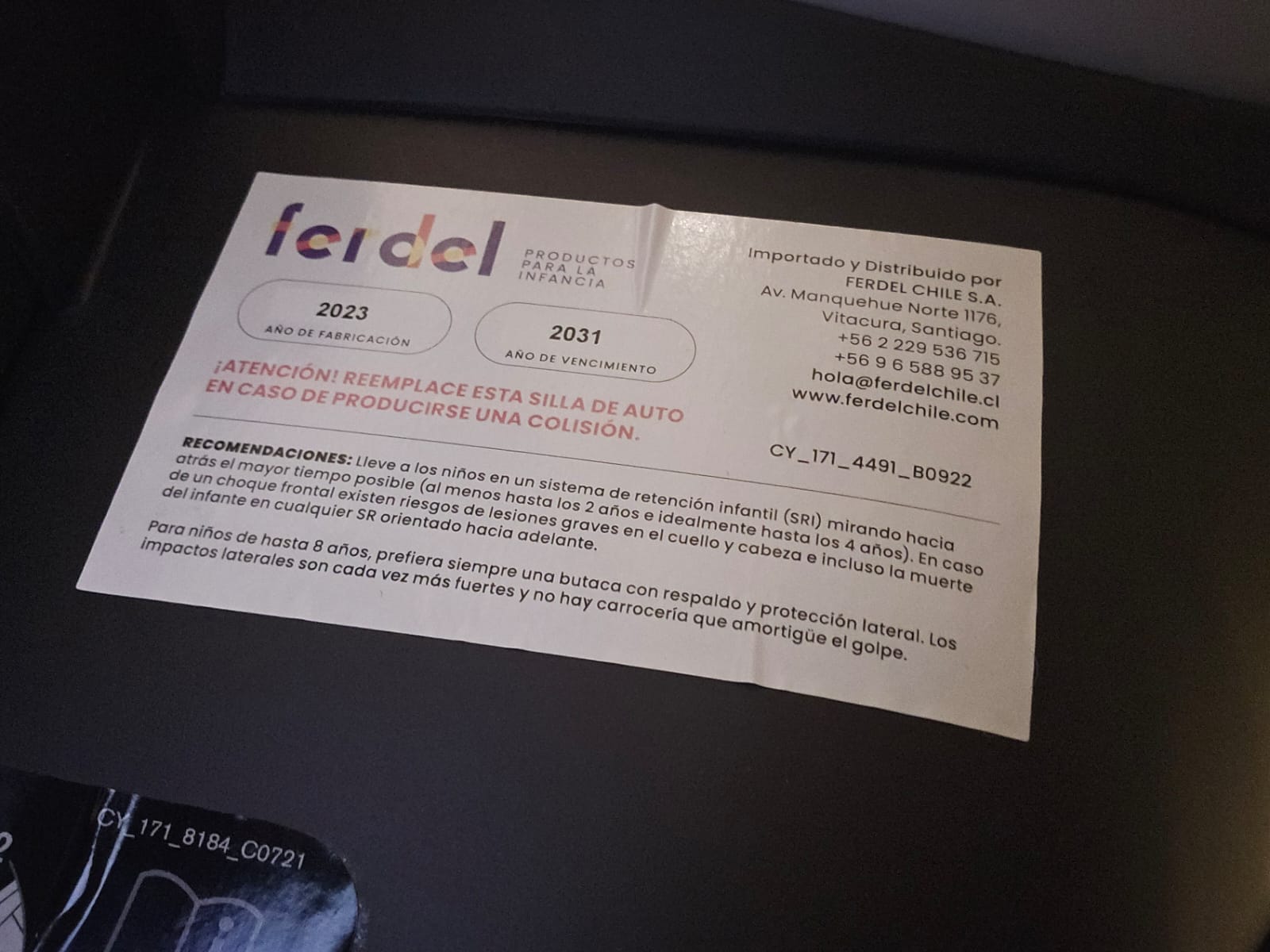 (#PG3198) Silla nido Aton B2 con base isofix. Marca Cybex