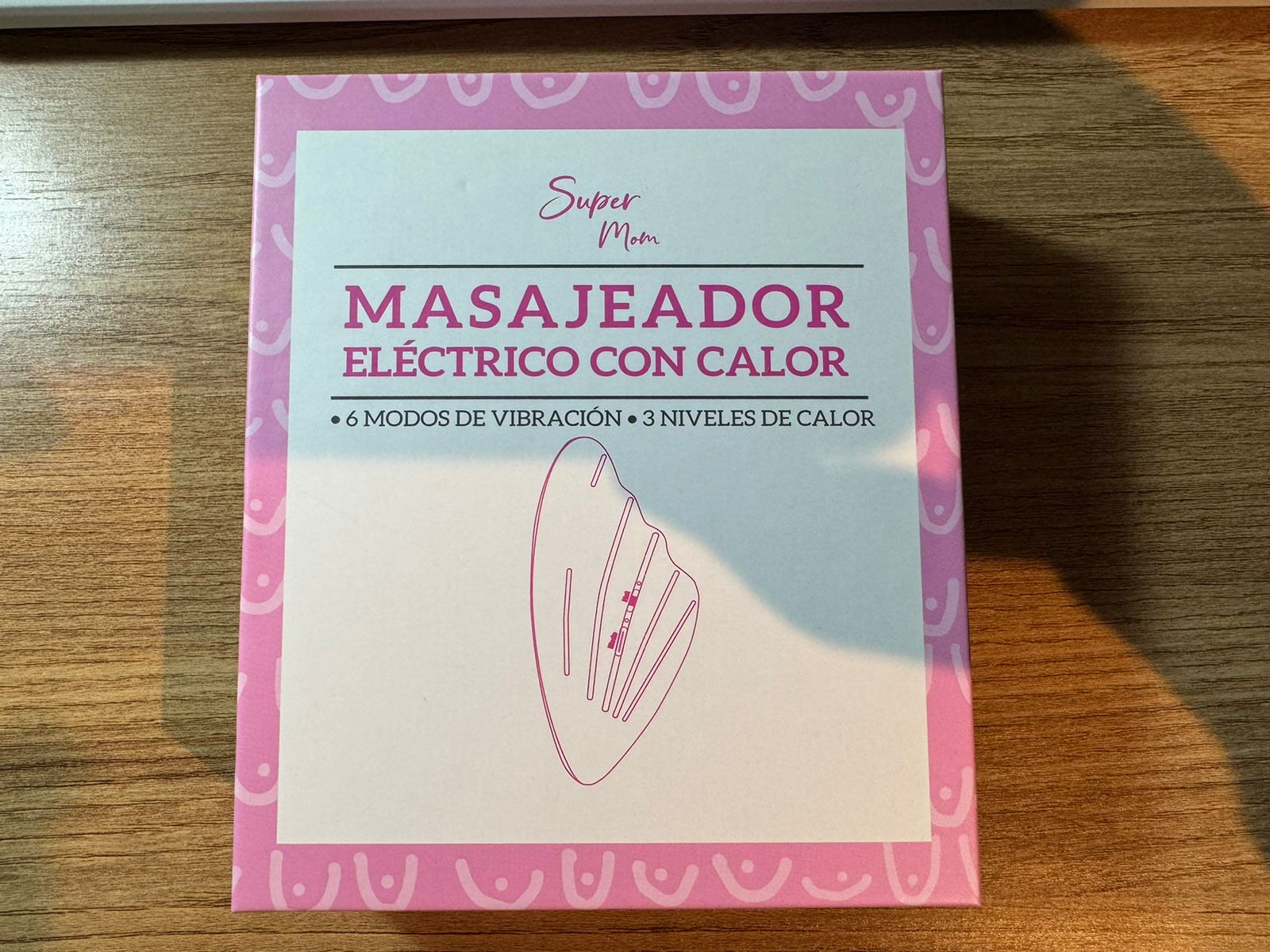 (#PG3202) Masajeador de lactancia con 3 niveles de calor. Marca Supermom