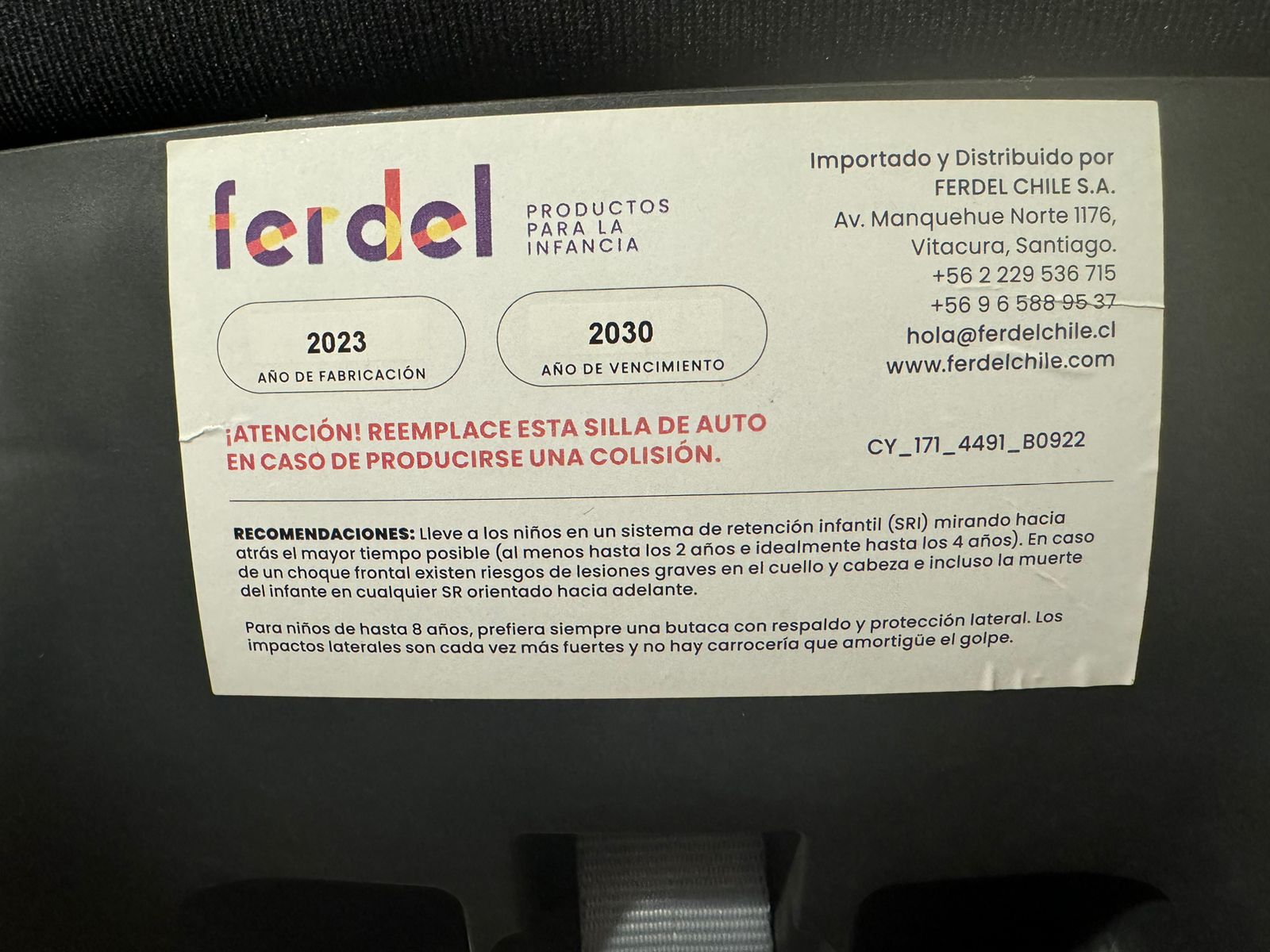 (#PG3207) Silla nido Aton 5 + Base 2 Isofix. Marca Cybex