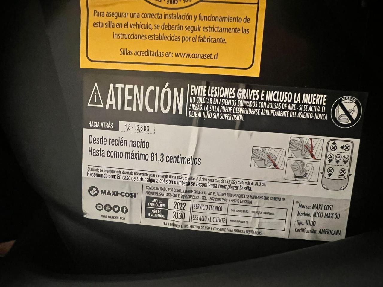 (#PG3214) Coche Travel System Gaia XP. Marca Maxi Cosi