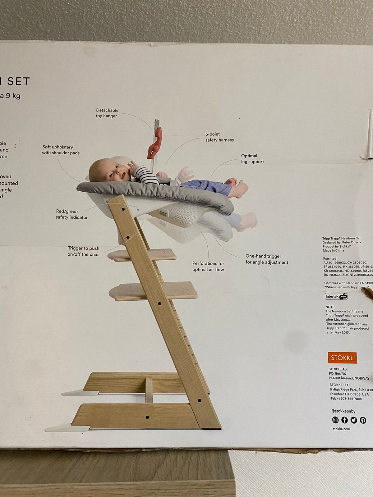 (#PG3217) Newborn set/ Tripp Trapp. Marca Stokke