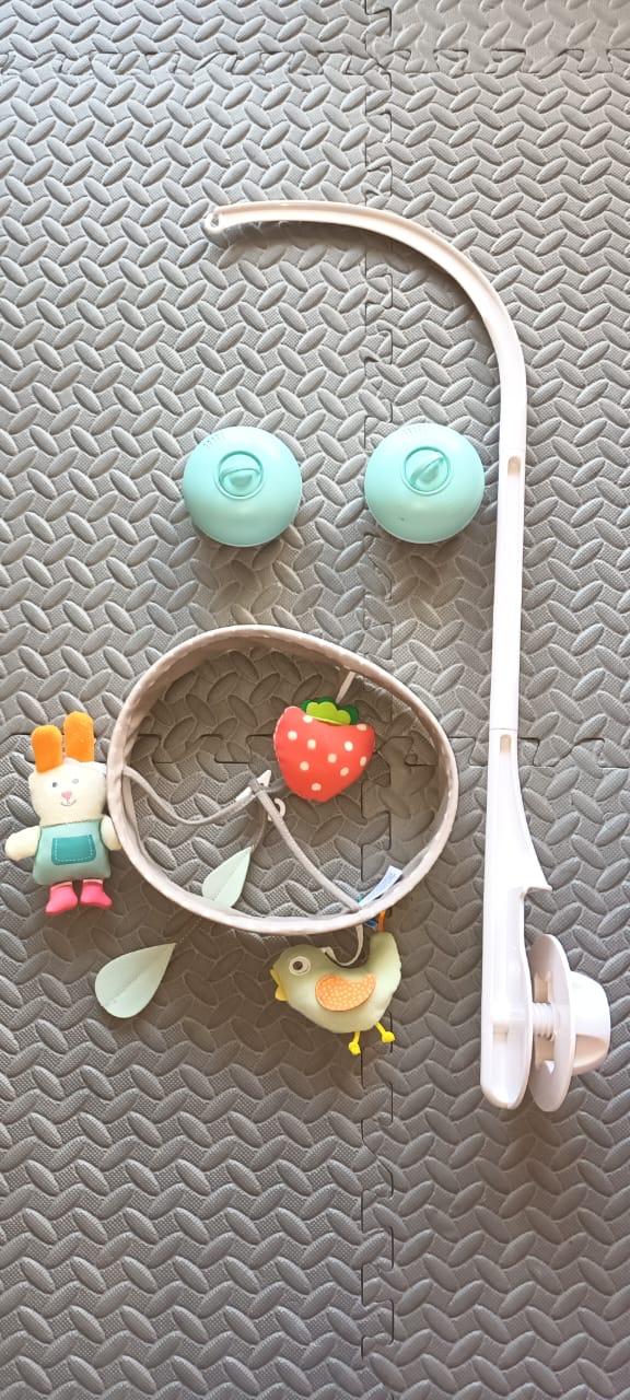 (#PG3234) Móvil musical jardín. Marca Taf Toys