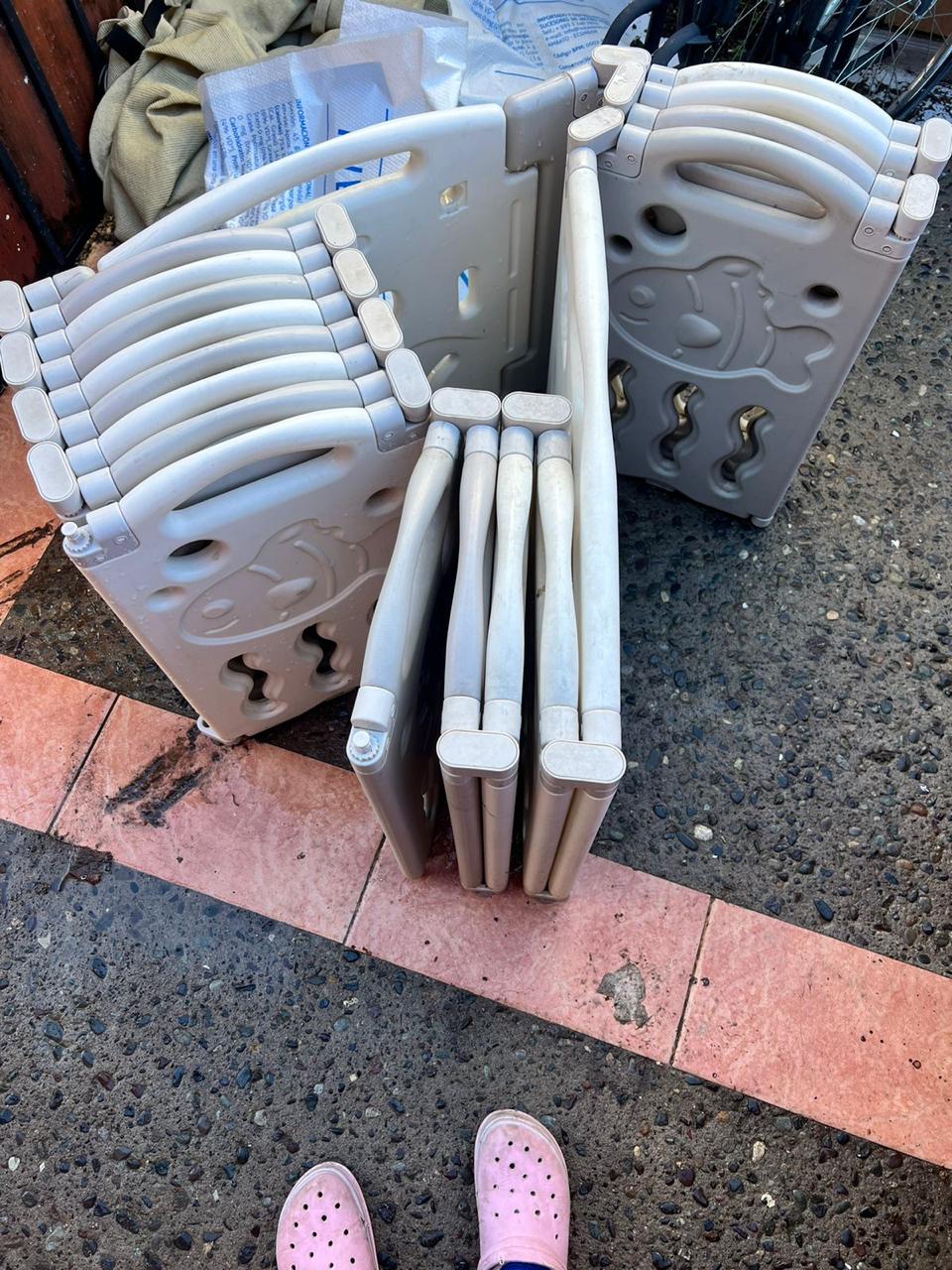 (#PG3239) Corral plegable. Marca Estadounidense