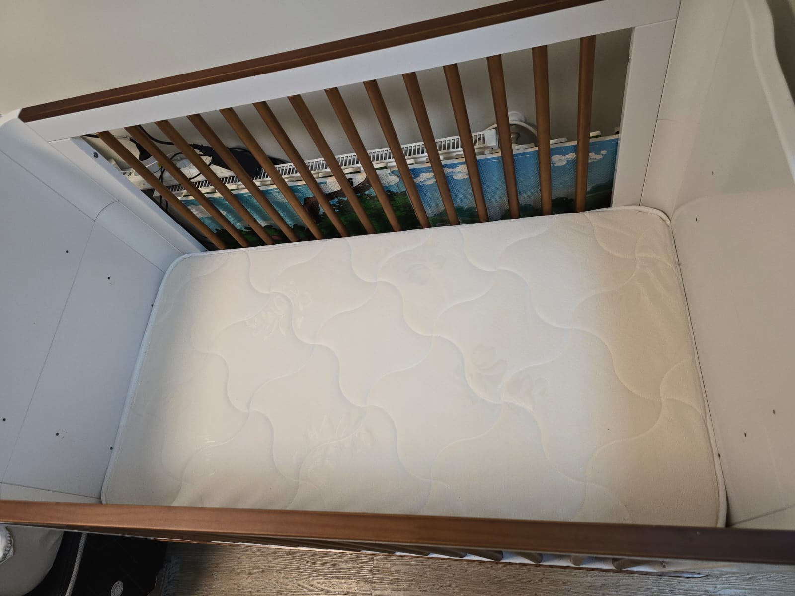 (#PG3241) Cuna de madera Albi 3 en 1. Marca Kidscool