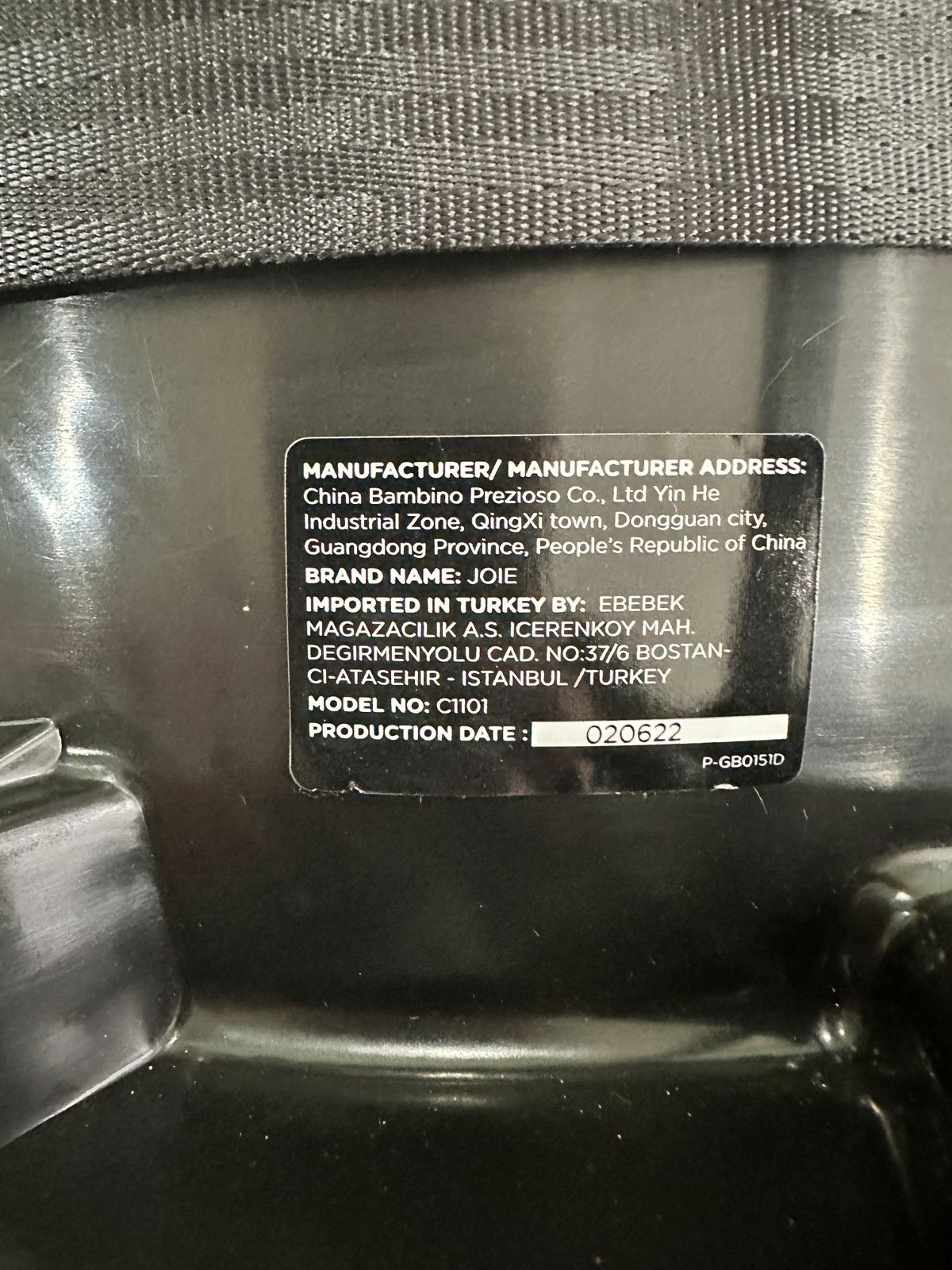 (#PG3244) Coche Travel System + Huevito. Marca Joie