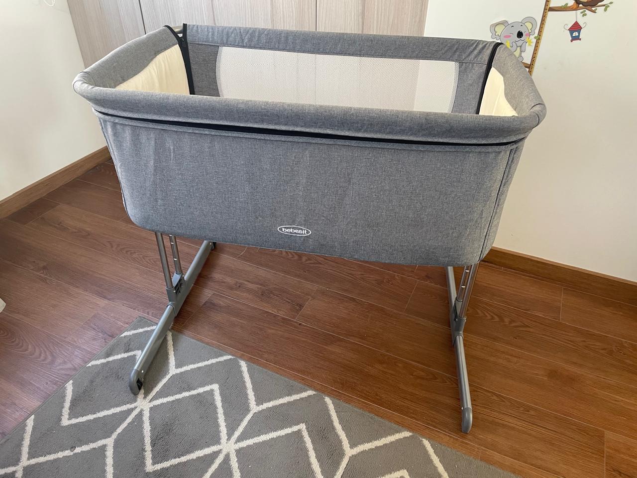 (#PG3249) Cuna Colecho Side By Side. Marca Bebesit