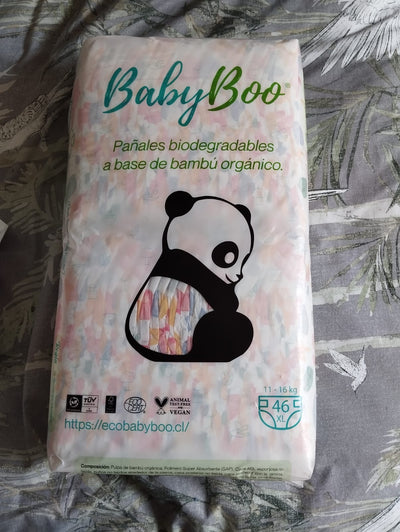 (#PG3250) Pañales Eco talla XL con velcro. Marca BabyBoo