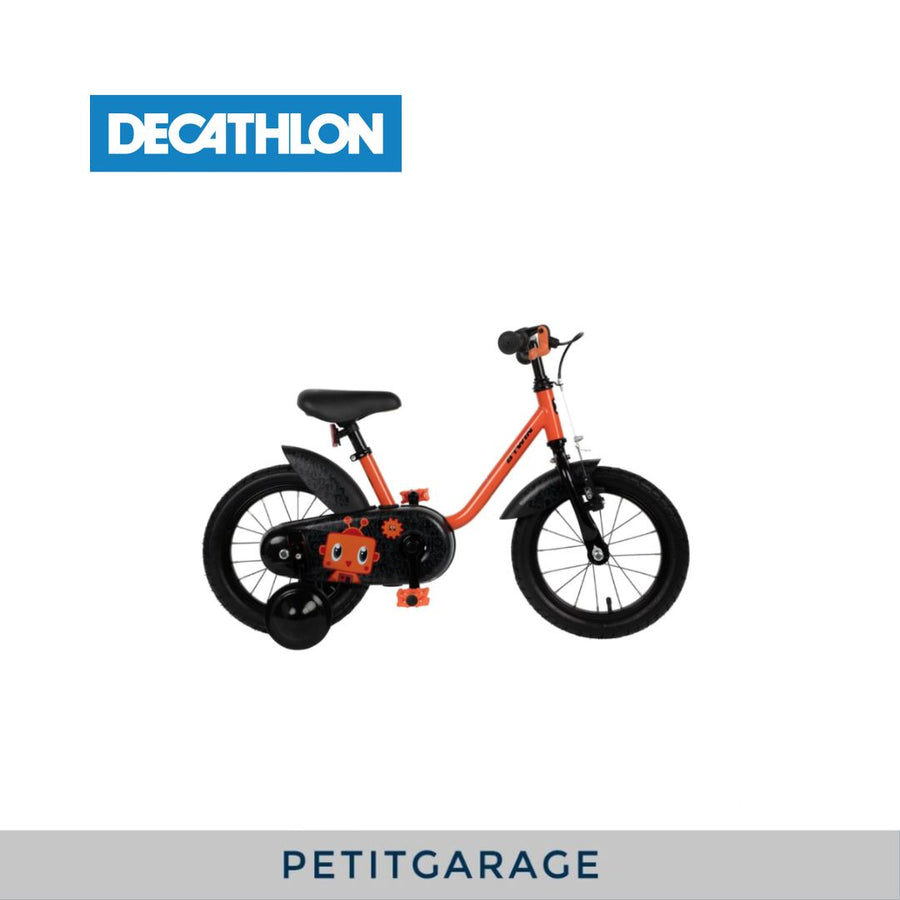 (#PG3243) Bicicleta Btwin Robot 500 Kids aro 14” con rueditas de entrenamiento. Marca Decathlon
